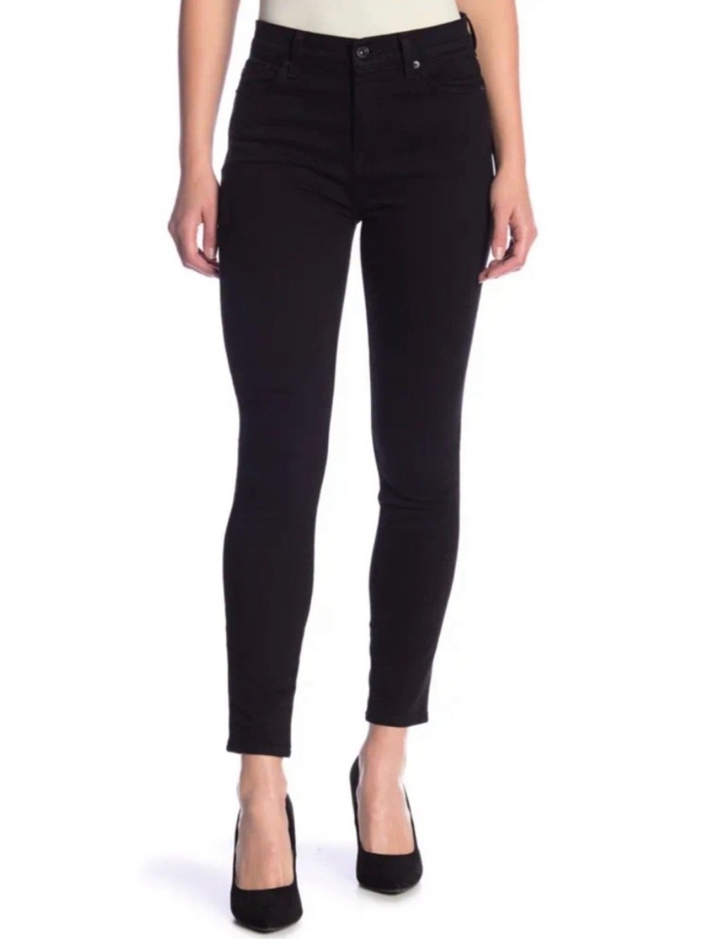 7 For All Mankind Gwenevere High-Rise Cropped Skinny Jeans